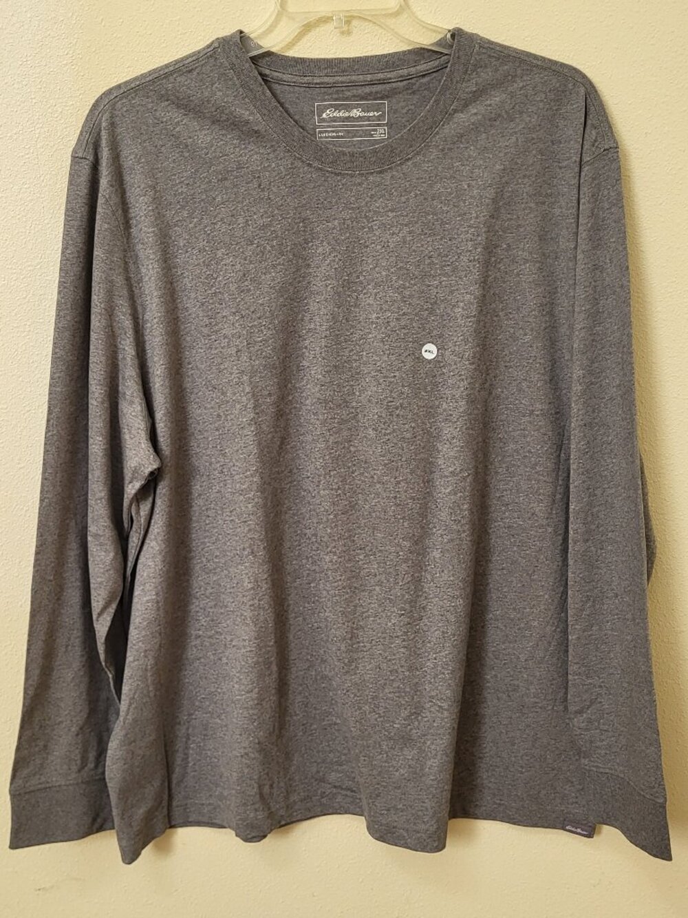 3 Eddie Bauer Long Sleeve Classic Men's Tee Shirts